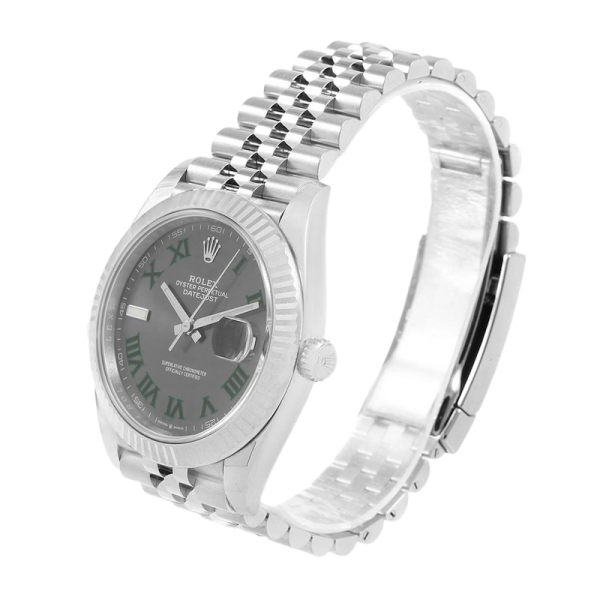 Rolex Datejust m126334-0022 41MM Wimbledon 表盘 银色调 表壳 腕表