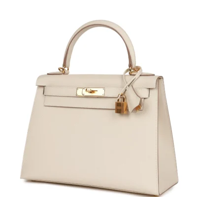 Hermès Craie Epsom Sellier Kelly 28cm Gold Hardware