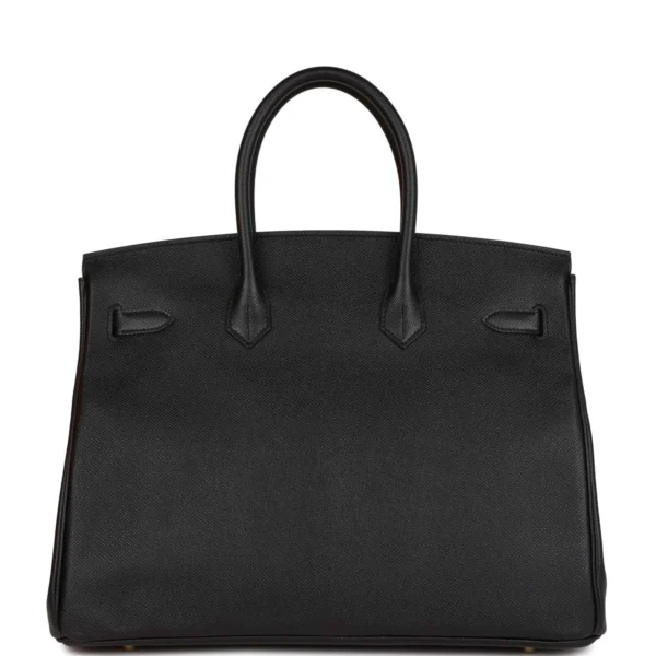 895ab8715447af9bd487a6bb9173535a Hermès Birkin 35 Black Epsom Gold Hardware