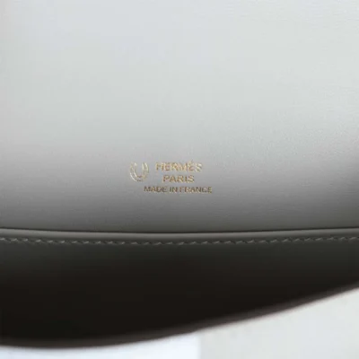 Hermès Special Order (HSS) Kelly Sellier 20 Casaque Bleu Brume and Gris Meyer Epsom Permabrass Hardware