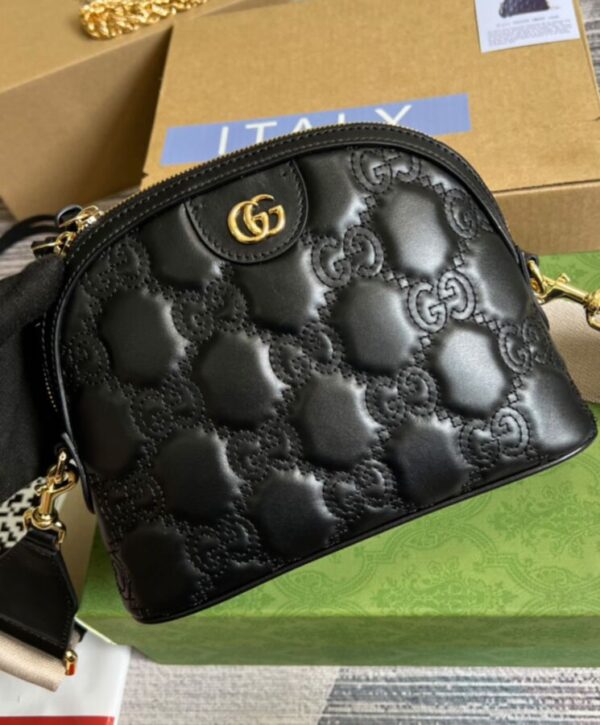 89c2ca918b1d23c9b14f9f274ae8b4ff Gucci Matelasse Leather Shoulder Bag 702229 Black