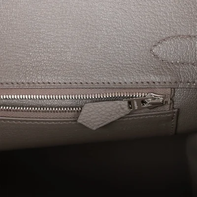 Hermès Birkin 30 Etain Togo Palladium Hardware