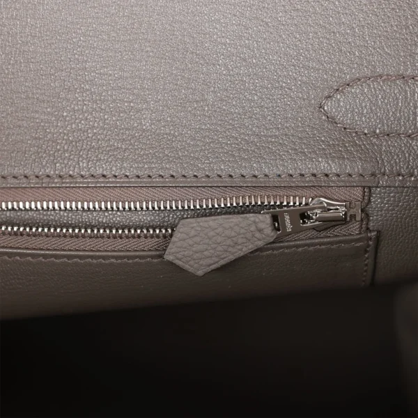 Hermès Birkin 30 Etain Togo Palladium Hardware