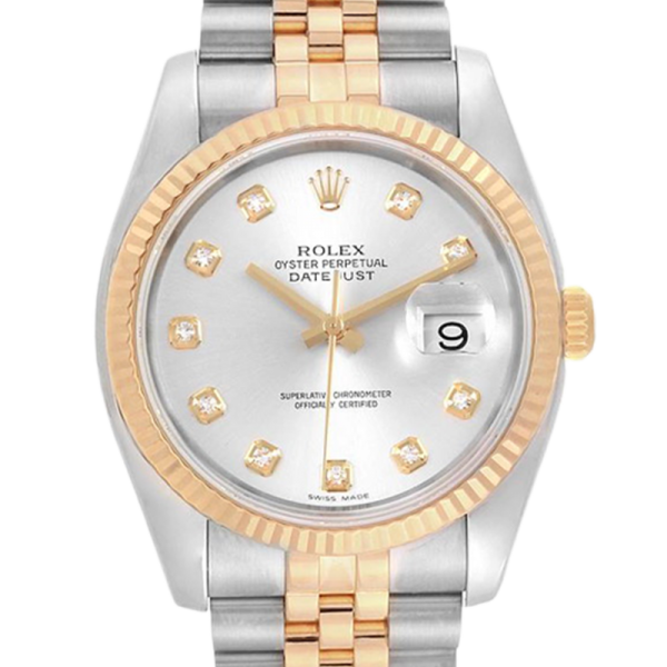 Rolex Datejust 116233SDJ 36MM Black Dial Silver-tone Case