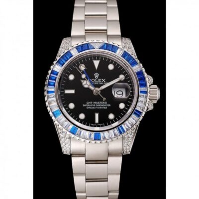 8a7e65cdbdbaebc3205598193fc86c2f Rolex GMT Master II 1453747 Black Dail Men Watch