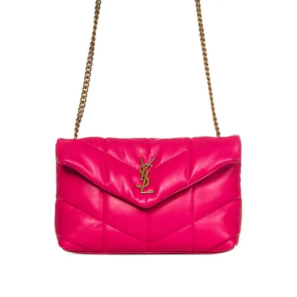 YSL Puffer Toy Bag in Quilted Lambskin