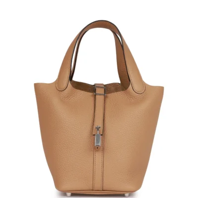 8b6dae08e90fa898c9b76592be38ee6e Hermès Picotin Lock 18 Chai Clemence Palladium Hardware