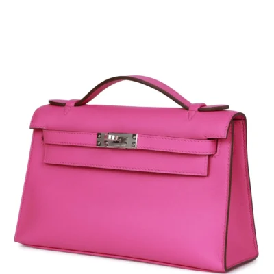 8bb89848d29b015a9f0f28915b2e44d6 Hermès Kelly Pochette Magnolia Swift Palladium Hardware