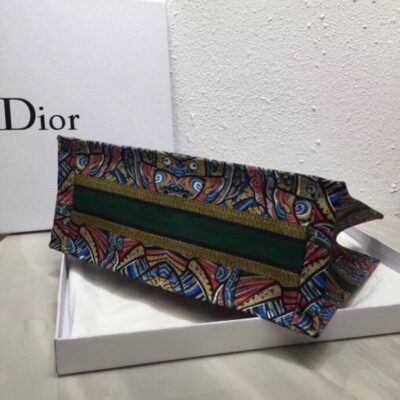 8be9fb3099282742da88404f4e65aed9 Dior Book Tote Bg In Butterfly Multicolor Canvas