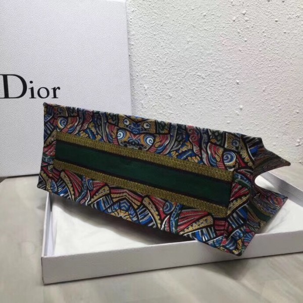 8be9fb3099282742da88404f4e65aed9 Dior Book Tote Bg In Butterfly Multicolor Canvas