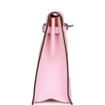 Hermès Kelly Danse Rose Sakura Swift Palladium Hardware