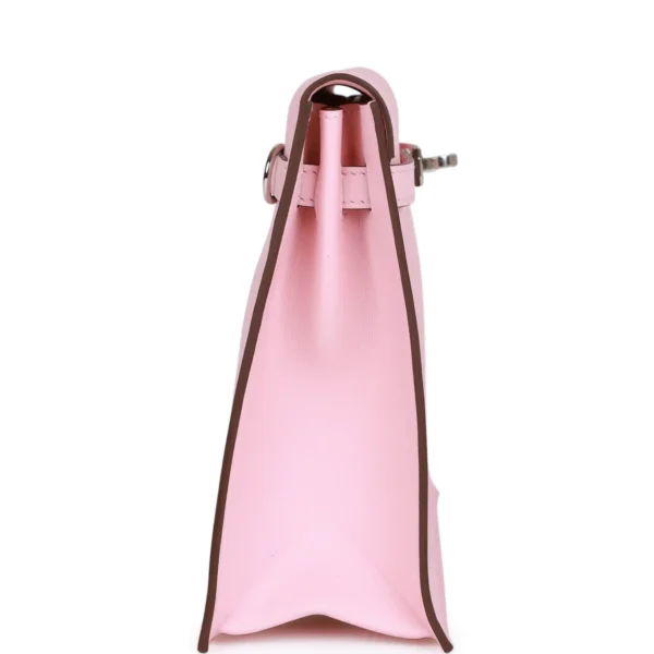 Hermès Kelly Danse Rose Sakura Swift Palladium Hardware