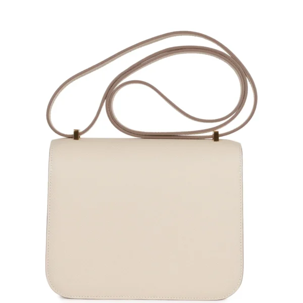 Hermès Constance 1-18 Craie Epsom Gold Hardware