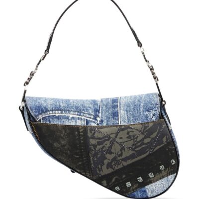 Christian Dior Cannage logo lettering tote