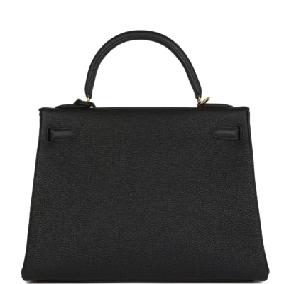 8ddac002c41cee42e8211b04316d2c7e Hermès Kelly Retourne 32 Black Togo Gold Hardware