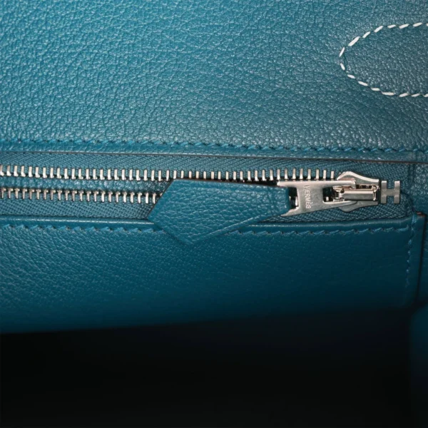 Hermès Special Order (HSS) Birkin 30 Gris Perle Verso Chevre Brushed Palladium Hardware
