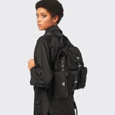 Prada Re-Nylon medium backpack- Black
