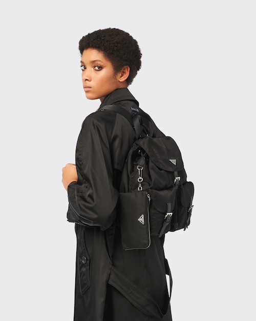 Prada Re-Nylon medium backpack- Black