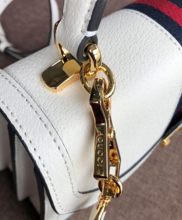 Gucci Ophidia Small Top Handle Bag With Web 652683