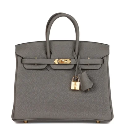 8e3d9a7c21af3be506fafcaab31ca16f Hermès Birkin 25 Gris Meyer Togo Gold Hardware