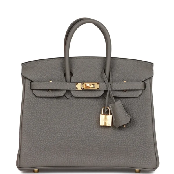 8e3d9a7c21af3be506fafcaab31ca16f Hermès Birkin 25 Gris Meyer Togo Gold Hardware