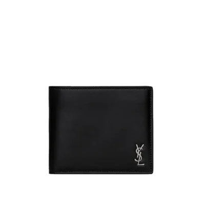 YSL Tiny Monogram E/W Wallet in Matte Leather