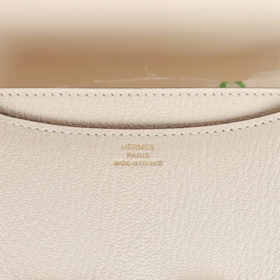 Hermès Constance 18 Nata Chevre Mysore Gold Hardware