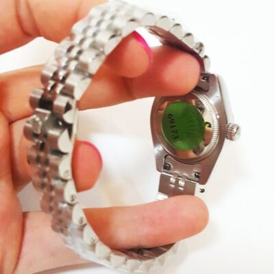 新款 Rolex Datejust 179174: Elegant Combination 白色 表盘 粉色 金属 腕表