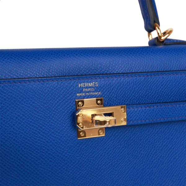 8fdcb4561315db6399429079da471c9c Hermès Kelly Sellier 25 Bleu Royal Epsom Gold Hardware