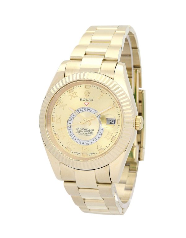 9178991eb9ca0f923ee1a3dab1a5d642 ساعة رجالية رولكس Sky-Dweller 326938.3 42 MM
