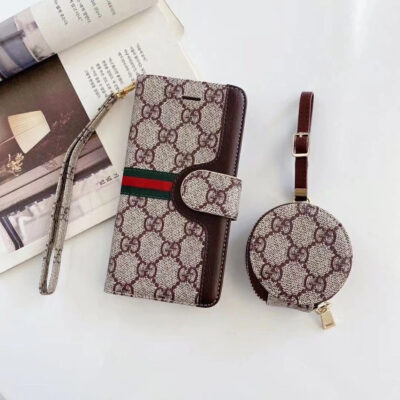 922242f3 Luxury GG LV BUR iPhone & AirPods Case with Card Holder