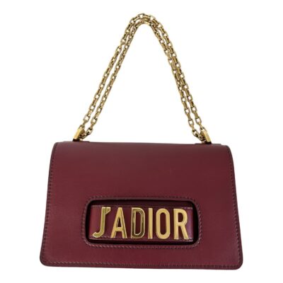 حقيبة يد Dior J'adior Mongolian Lamb Burgundy بلون Mongolian Lamb
