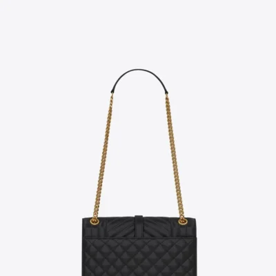 YSL Envelope Medium Chain Bag in Supple Matelasse Leather