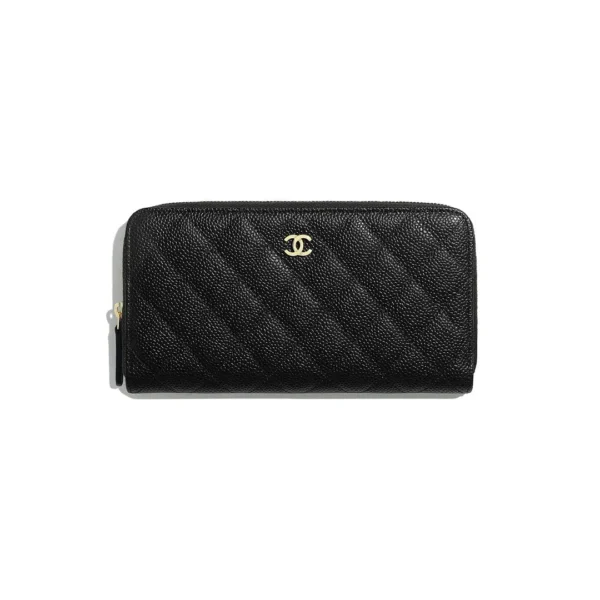 Popular Chanel Classic Long Zip Wallet