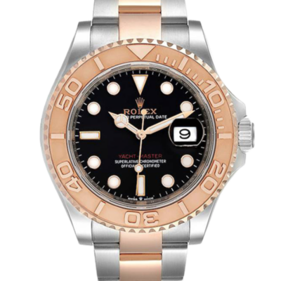 Rolex Yacht-master m126621-0002 40MM 黑色 表盘 银色调 表壳 腕表