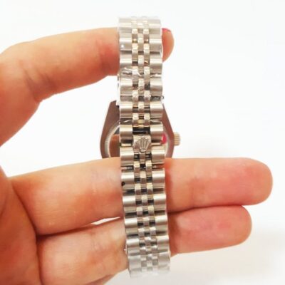 新款 Rolex Datejust 179174: Elegant Combination 白色 表盘 粉色 金属 腕表