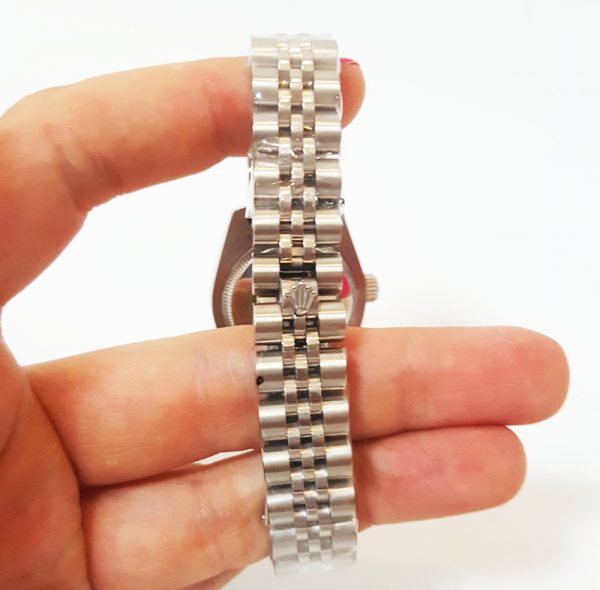 新款 Rolex Datejust 179174: Elegant Combination 白色 表盘 粉色 金属 腕表