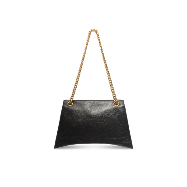 WOMEN'S CRUSH MEDIUM CHAIN BAG IN BLACK