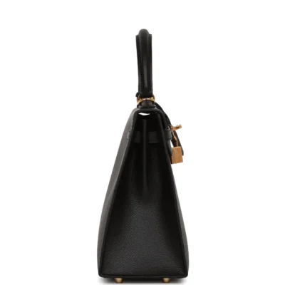 960927f2d2d85f1ee07bb631b1f6af13 Hermès Kelly Sellier 25 Black Epsom Gold Hardware