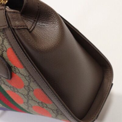 964b7dcf89446cc71071dbb715e31475 Gucci Ophidia Small Tote Bag 547551 Dark Coffee