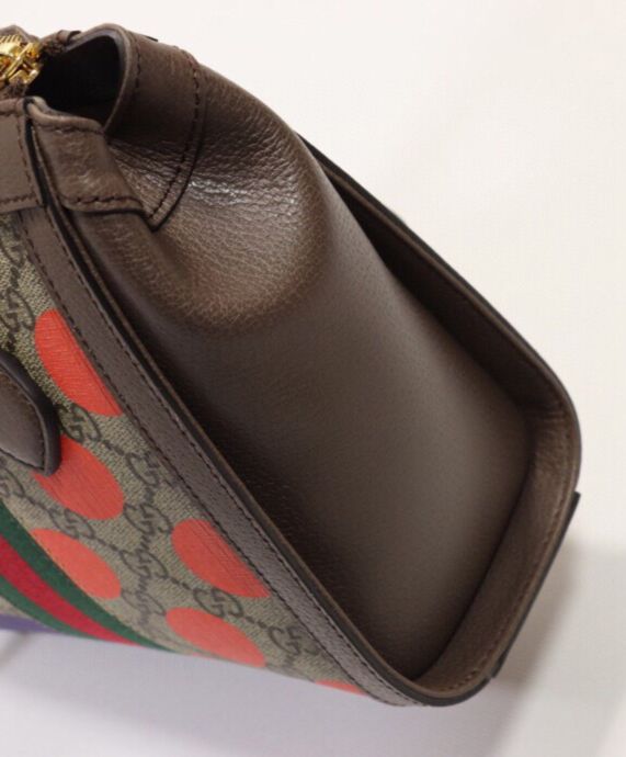 964b7dcf89446cc71071dbb715e31475 Gucci Ophidia Small Tote Bag 547551 Dark Coffee