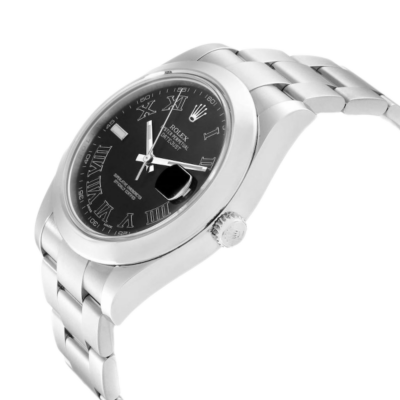 Rolex Datejust 116300BKRO 41MM Black Dial Silver-tone Case