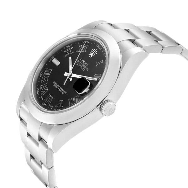 Rolex Datejust 116300BKRO 41MM Black Dial Silver-tone Case