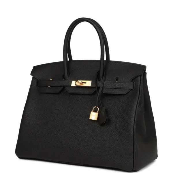 Hermès Birkin 35 Black Togo Gold Hardware