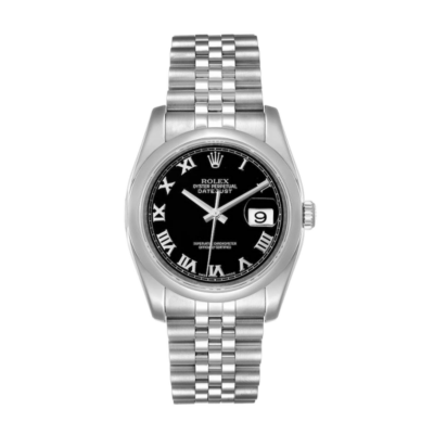 Rolex Datejust 116200BKRJ 36MM Black Dial Silver-tone Case
