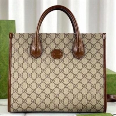 Gucci GG Small Tote Bag 659983 Coffee