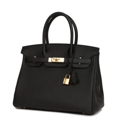 97da82dad89428389fa9ee5c7c035008 Hermès Birkin 30 Black Togo Gold Hardware
