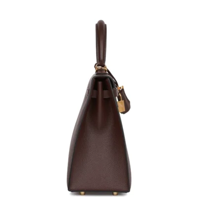 Hermès Kelly Sellier 25 Rouge Sellier Epsom Gold Hardware