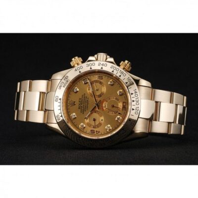 98b9fc61c1ea7f97fdc1bc44deb1884a Rolex Daytona 1454245 Gold Dail Men Watch