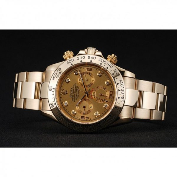 98b9fc61c1ea7f97fdc1bc44deb1884a Rolex Daytona 1454245 Gold Dail Men Watch